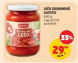 Penny Market LEČO ZELENINOVÉ GUSTITO nabídka