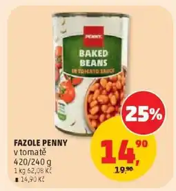 Penny Market Fazole Penny v tomatě nabídka