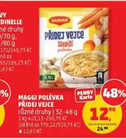 Penny Market Maggi Polévka Přidej vejce nabídka