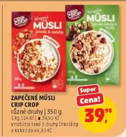 Penny Market ZAPEČENÉ MÜSLI CRIP CROP nabídka