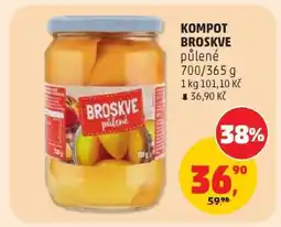 Penny Market KOMPOT BROSKVE nabídka
