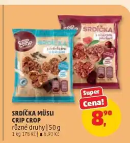 Penny Market SRDÍČKA MÜSLI CRIP CROP nabídka