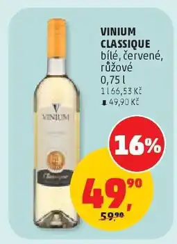 Penny Market VINIUM CLASSIQUE nabídka