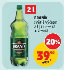 Penny Market Braník světlé výčepní nabídka