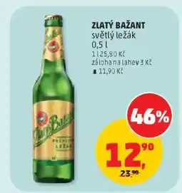 Penny Market Zlatý Bažant světlý ležák nabídka