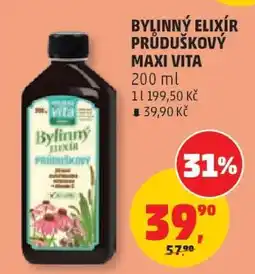 Penny Market Bylinný Elixír Průduškový Maxi Vita nabídka
