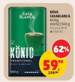 Penny Market Káva Casablanca König mletá nabídka