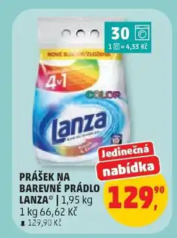 Penny Market Prášek na barevné prádlo Lanza nabídka