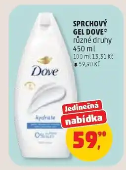 Penny Market Sprchový gel Dove nabídka