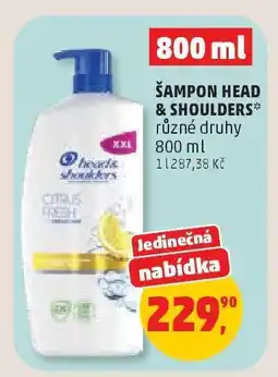 Penny Market ŠAMPON HEAD & SHOULDERS nabídka