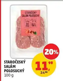 Penny Market Staročeský salám polosuchý nabídka