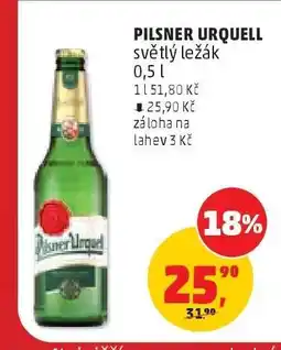 Penny Market Pilsner Urquell světlý ležák nabídka