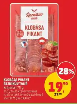 Penny Market KLOBÁSA PIKANT ŘEZNÍKŮV TALÍŘ nabídka