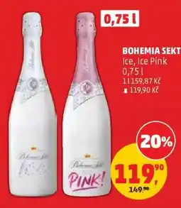 Penny Market BOHEMIA SEKT ICE ICE PINK nabídka