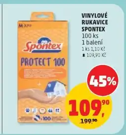 Penny Market VINYLOVÉ RUKAVICE SPONTEX nabídka