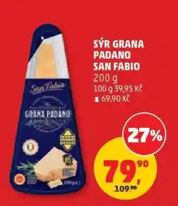 Penny Market SÝR GRANA PADANO SAN FABIO nabídka