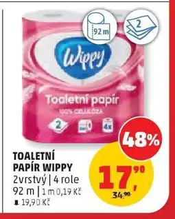Penny Market TOALETNÍ PAPÍR WIPPY nabídka