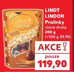 Kaufland Lindt Lindor Pralinky nabídka