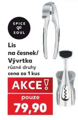 Kaufland Lis na česnek/Vývrtka nabídka