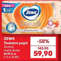 Kaufland Zewa toaletní papír nabídka