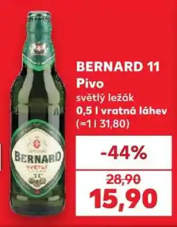 Kaufland BERNARD 11 Pivo nabídka