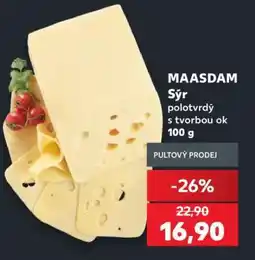 Kaufland MAASDAM Sýr nabídka