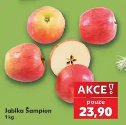 Kaufland Jablka Šampion nabídka
