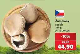 Kaufland Žampiony steak nabídka
