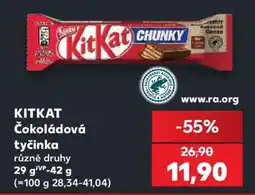 Kaufland KITKAT Čokoládová tyčinka nabídka