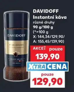 Kaufland Davidoff instantní káva nabídka