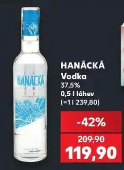 Kaufland Hanácká Vodka nabídka