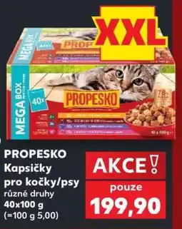 Kaufland PROPESKO Kapsičky pro kočky/psy nabídka