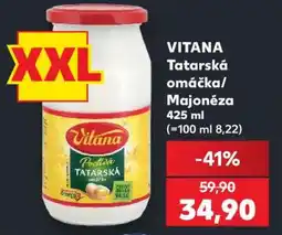Kaufland VITANA TATARSKÁ OMÁČKA / MAJONÉZA nabídka