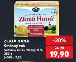 Kaufland ZLATÁ HANÁ Směsný tuk nabídka