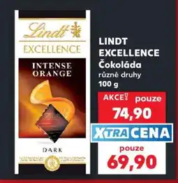 Kaufland Lindt Excellence Čokoláda nabídka