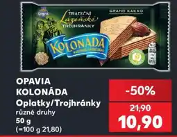 Kaufland OPAVIA KOLONÁDA Oplatky/trojhránky nabídka