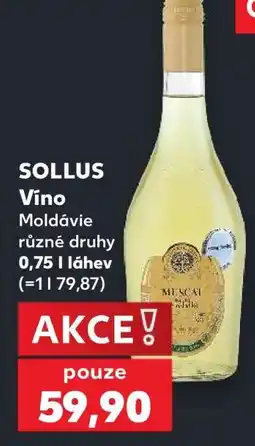 Kaufland SOLLUS Víno nabídka