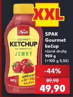 Kaufland Spak Gourmet kečup nabídka
