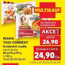 Kaufland MAMA THAI CONNEXT Instantní nudle nabídka