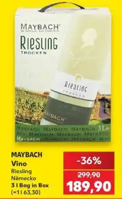 Kaufland MAYBACH Vino Riesling nabídka