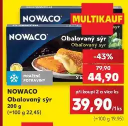 Kaufland NOWACO Obalovaný sýr nabídka