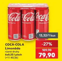 Kaufland COCA-COLA Limonáda nabídka