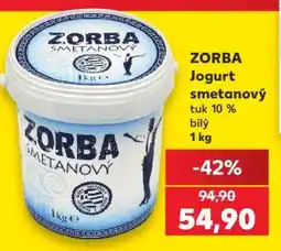 Kaufland Zorba jogurt smetanový nabídka