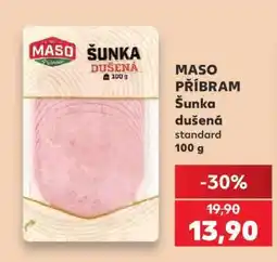 Kaufland MASO PŘÍBRAM Šunka dušená standard 100 g nabídka