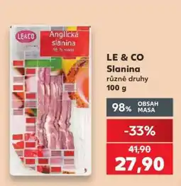 Kaufland LE & CO Slanina nabídka