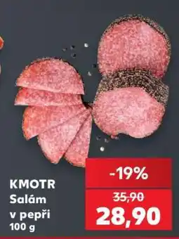 Kaufland KMOTR Salám v pepři nabídka