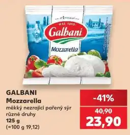 Kaufland Galbani mozzarella nabídka