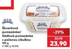 Kaufland Škvarková pomazánka / Sádlová pomazánka s pečenou cibulkou nabídka