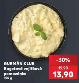 Kaufland Gurmán Klub Bagetová vajíčková pomazánka nabídka