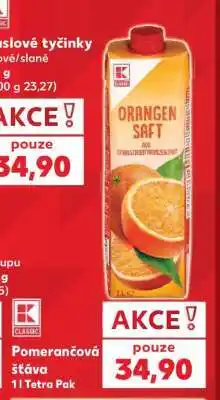 Kaufland Pomerančová šťáva nabídka
